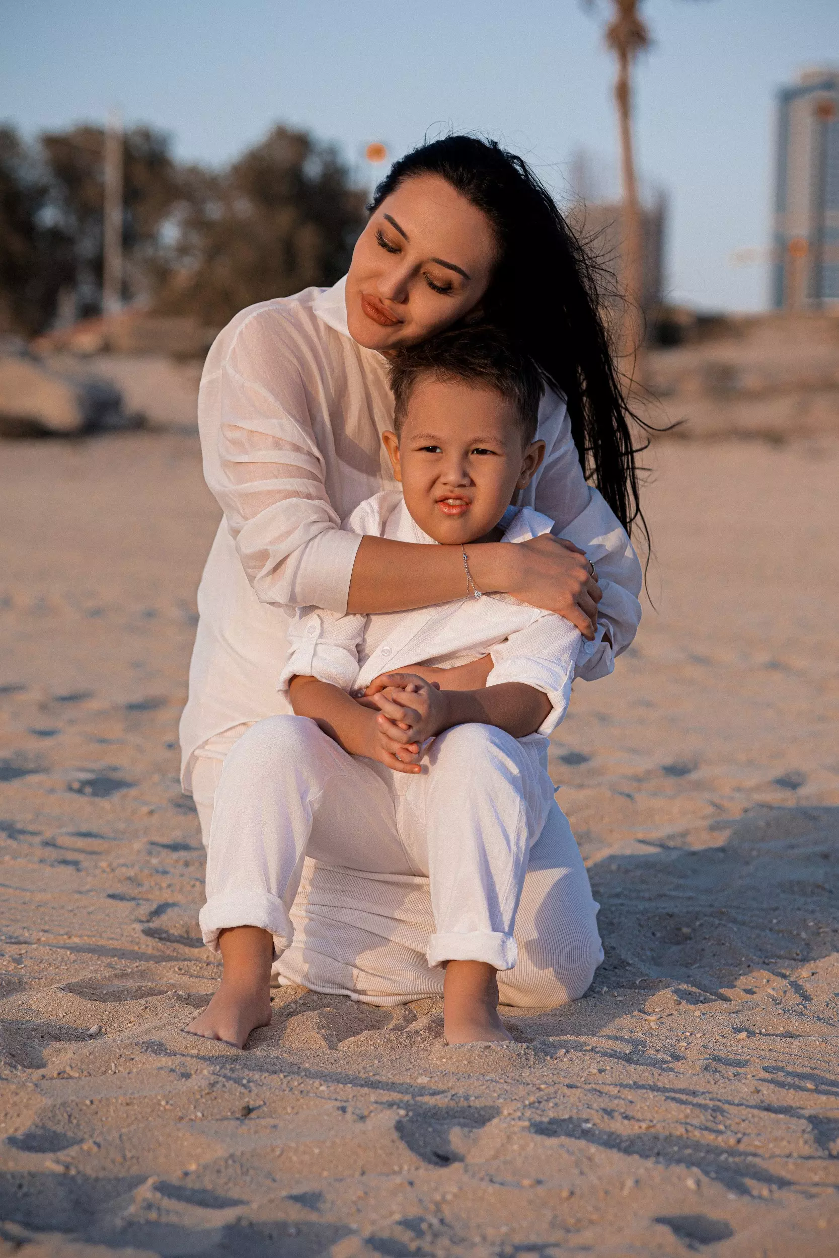 Photo of Maftuna & her son 1